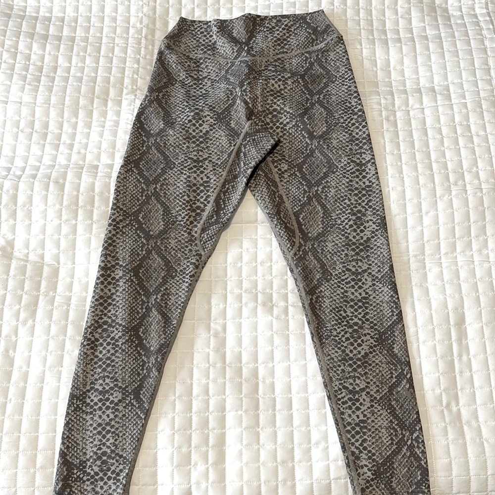 Vitality formerly Balance Athletica Snake Print Leggings - Gray